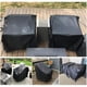 thumbnail image 3 of Funda para silla de jardín, funda impermeable para sillón de exterior, lona para sillón de banco de salón hecha de tela Oxford 420D, duradera y resistente al viento, 80 x 85 x 92 cm, 2 piezas, 3 of 5