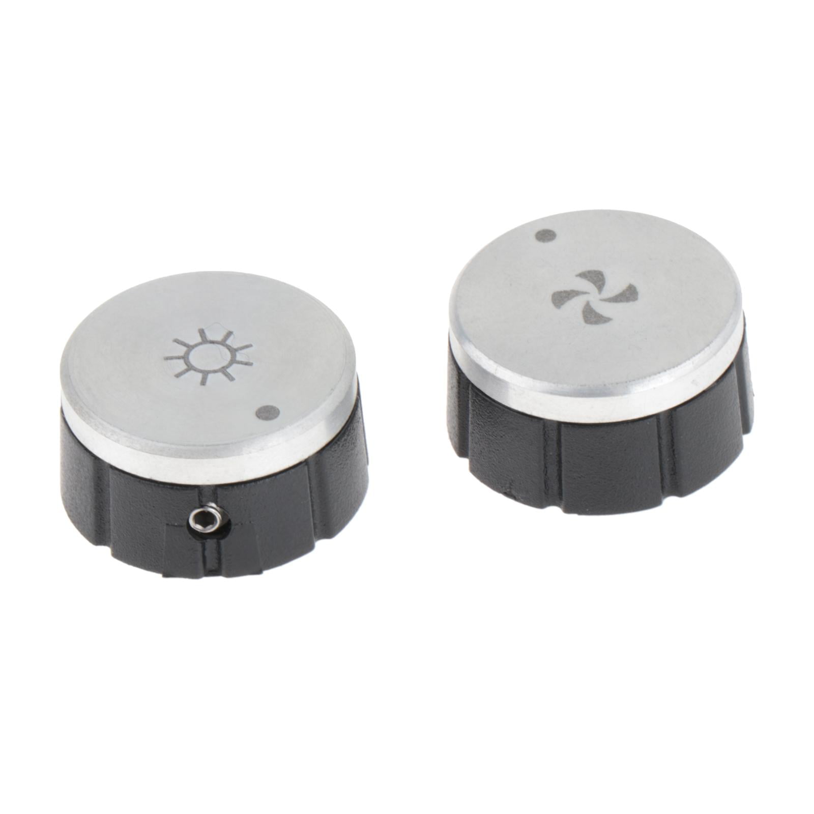 2 Set Blower and Light Knobs Range Hood Fan Motor Switch Lamp Switch Durable Material for E60 E64 Series Kitchens