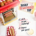 thumbnail image 7 of Nostalgia Oscar Mayer Hot Dog Cooker Ferris Wheel, 6-Piece Retro Style Hotdog Toaster Cart with Bun Warmer, 7 of 7