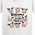 thumbnail image 4 of Inktastic Welcome to the Herd with Cute Black and White Holstein Cows Youth T-Shirt, 4 of 5