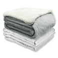 thumbnail image 6 of Tranquility Sherpa 15lb Weighted Blanket, Gray, 6 of 6