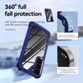 thumbnail image 3 of Dteck for Samsung Galaxy S24 Plus Case(2024), Military-Grade Drop Protection Shockproof Soft Bumper & Clear Back Hard Slim Wireless Charging Case for Galaxy S24 Plus Phone Case,Blue, 3 of 10