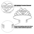 thumbnail image 3 of 2026 Graduation Decorations Party Supplies Kit, Queen Crowns for Women Sash Set Graduation Party Decorations, Tiaras for Women Class of 2026 Decorations, 3 of 7