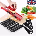thumbnail image 4 of Naiovety Juego de rebanadoras de mandolina multifuncional, herramienta de cocina Manual, rallador, cuchillas intercambiables convenientes Cocina y Comedor Naiovety HA014578-00, 4 of 6