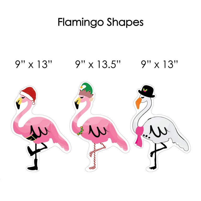 Big Dot Of Happiness Flamingle Bells - Paper Straw Decor