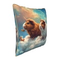 thumbnail image 2 of Haiem Cloud Guinea Pig Print Velvet Soft Solid Decorative Square Throw Pillow Covers Set with Elegant Piping Christmas Cushion Case for Sofa Bedroom Car-20"x20", 2 of 8