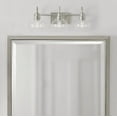 thumbnail image 2 of Halyn 23 in. 3-Light Brushed Nickel Bathroom Vanity Light with Clear Glass Shades, 2 of 8