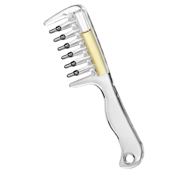 Refillable Scalp Oil Applicator Comb, Precision Hair Oil Dispenser for Serums, Scalp Treatments, Men & Women