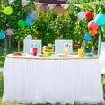 thumbnail image 2 of TUTU Tulle Table Skirt Tableware Cover Baby Shower Wedding Birthday Party Decor, 2 of 6