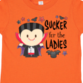 thumbnail image 4 of Inktastic Sucker for the Ladies Cute Vampire Boys or Girls Toddler T-Shirt, 4 of 5