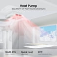 thumbnail image 5 of TOSOT GO COOL RV Air Conditioner 15000 BTU, Non-Ducted Camper Rooftop AC Unit with Heat Pump, High-Efficiency EER 8.5, WiFi and Remote Control, 5 of 8