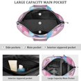 thumbnail image 3 of 22 Inch Oversized Travel Bag Lightweight Canvas Weekender Duffel with Multi Pockets, Colorful Pop Pattern, 3 of 5