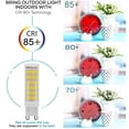 thumbnail image 6 of Rosnek LED G4 G9 E14 Halogen Bulb 7W Equivalent 60W Warm White Cool White 600lm Appliance Bulb, 1/4/10 Pack, 6 of 8