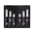 thumbnail image 1 of Wurkin Stiffs Power Stays Ensemble de Voyage - Portefeuille en Cuir Noir - Compatible TSA, 1 of 2