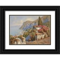 thumbnail image 1 of Obuchovsky, Yury 18x14 Black Ornate Wood Framed with Double Matting Museum Art Print Titled - Island Capri, 1 of 4