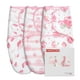 thumbnail image 1 of Swaddle GLLQUEN para bebés de 0 a 3 meses, paquete de 3 flores rosas, 1 of 9
