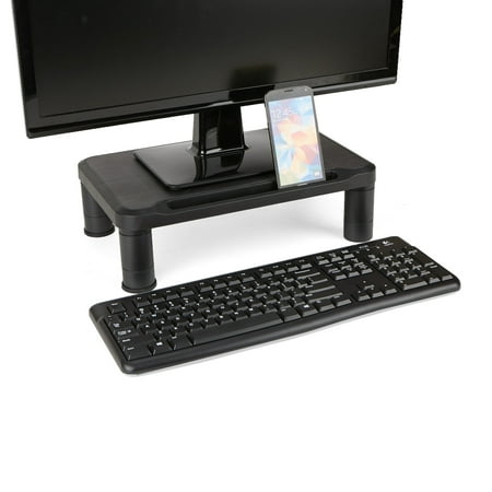 Mind Reader - Small Monitor Stand Durable Plastic