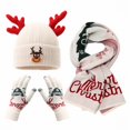 thumbnail image 2 of Christmas Scarf for Women Fall Fashion Must Have Face Mask Warm Winter Beanies Soft Knitted Womens Scarves White, 2 of 9