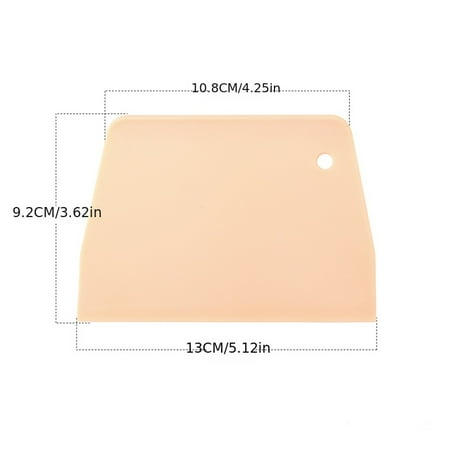 

1pc Dough Scraper Plastic Pastry Cutter Baking Tools Kitchen Supplies