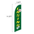thumbnail image 6 of Casino Feather Flag Kits - 13.5ft Flag Complete Pole Set, Ground Stake, Cross Base, and Weight Bag - Great for Businesses, Storefronts, Sales - Printed in The USA, 6 of 7
