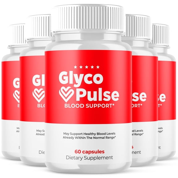 Glyco Pulse Blood Balance Support Pills Advanced Formula Vitamin Supplement GlycoPulse 300 Capsules