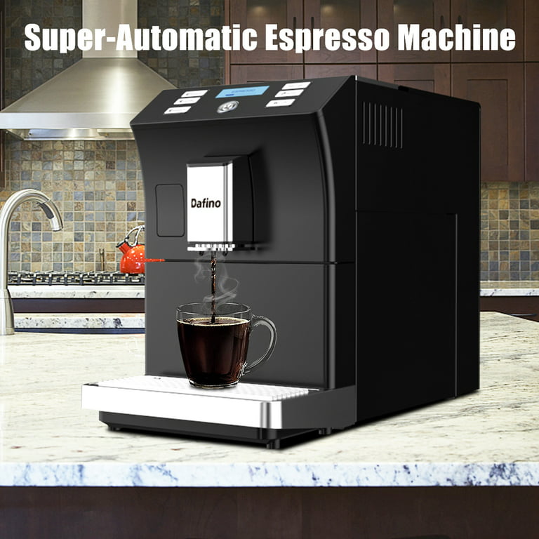 SESSLIFE Coffee Espresso Maker, Fully Automatic Espresso Machine, Coffee  Maker with Milk Frother, Grinder and Automatic Cleaning, Produce 8 Kinds  Coffee Drinks, Silver 