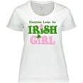 thumbnail image 3 of Inktastic Loves an Irish Girl Women's Plus Size T-Shirt, 3 of 5