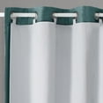 thumbnail image 2 of OVZME 100% Blackout Curtains Liner with 14 Rings, Total Darkening Thermal Theater Curtains Liner for 84 Inch long Curtains Behind，Energy Efficient Curtains for Winter, Each 40" Wx80 L, 2 of 7