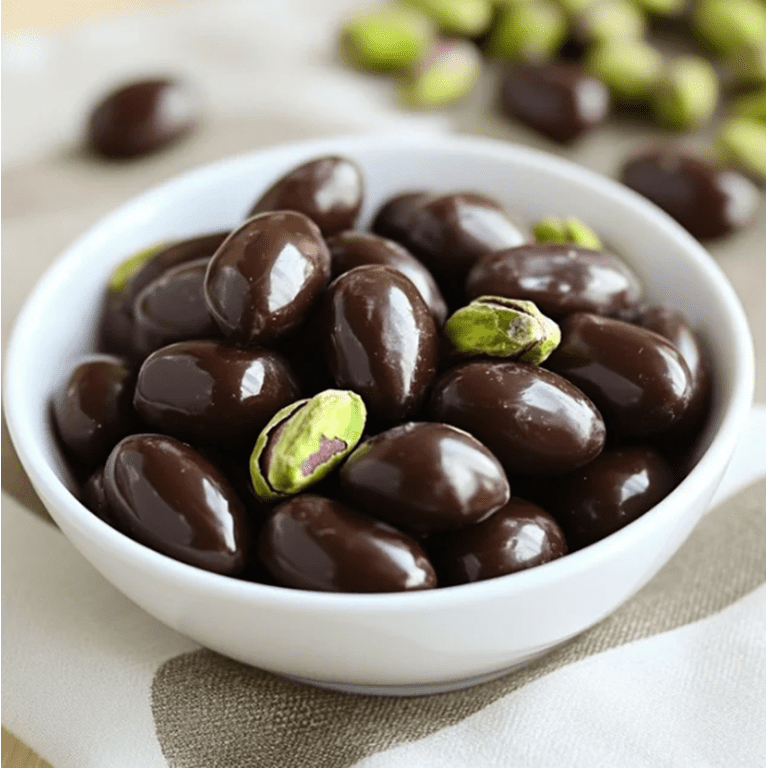 Dark Chocolate Covered Roasted Pistachios, Snack, 22 oz Resealable