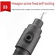 thumbnail image 4 of 5Pcs Woodworking Hole Opener Set Hexagon Screw Hardware Tools Countersink Drill Countersink Drill Awl Drill Hole Reaming, 4 of 5