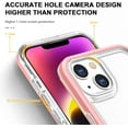 thumbnail image 5 of Case for iPhone 14 Plus 5G,Slim Thin Soft TPU Bumper & Hard PC Transparent Back Shockproof Scratch Resistant Protective Phone Case for iPhone 14 Plus 5G 2022 6.7 inch (Pink), 5 of 8