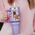 thumbnail image 6 of French Bulldog Gift for Dog Owner,40oz French Bulldog Tumbler with Handle Insulated Reusable Stainless Steel Travel Water Bottle (Color 4), 6 of 6