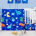 thumbnail image 2 of JISEN 3-Piece Colorful Dinosaurs Crib Bedding Set, 2 of 7