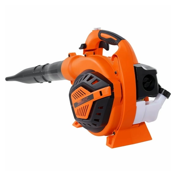 Leaf Blower 26CC 2-Cycle Handheld, 425CFM 156MPH, 2-in-1 Blower/Vacuum, Fuel Tank Included, for Yard Clean-up, Snow Removal, & Lawn Care