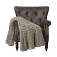 thumbnail image 2 of Plush Sherpa Throw Blanket Warm Microfiber Large 60 x 80 Washable TV Watching, 2 of 17