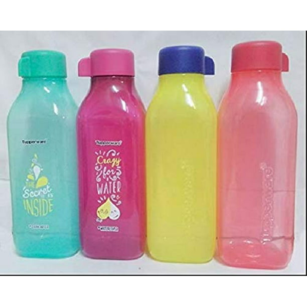 Koge Faial Australien Tupperware Aquasafe Square Bottle Set, 500ml, Set of 4 - Walmart.com
