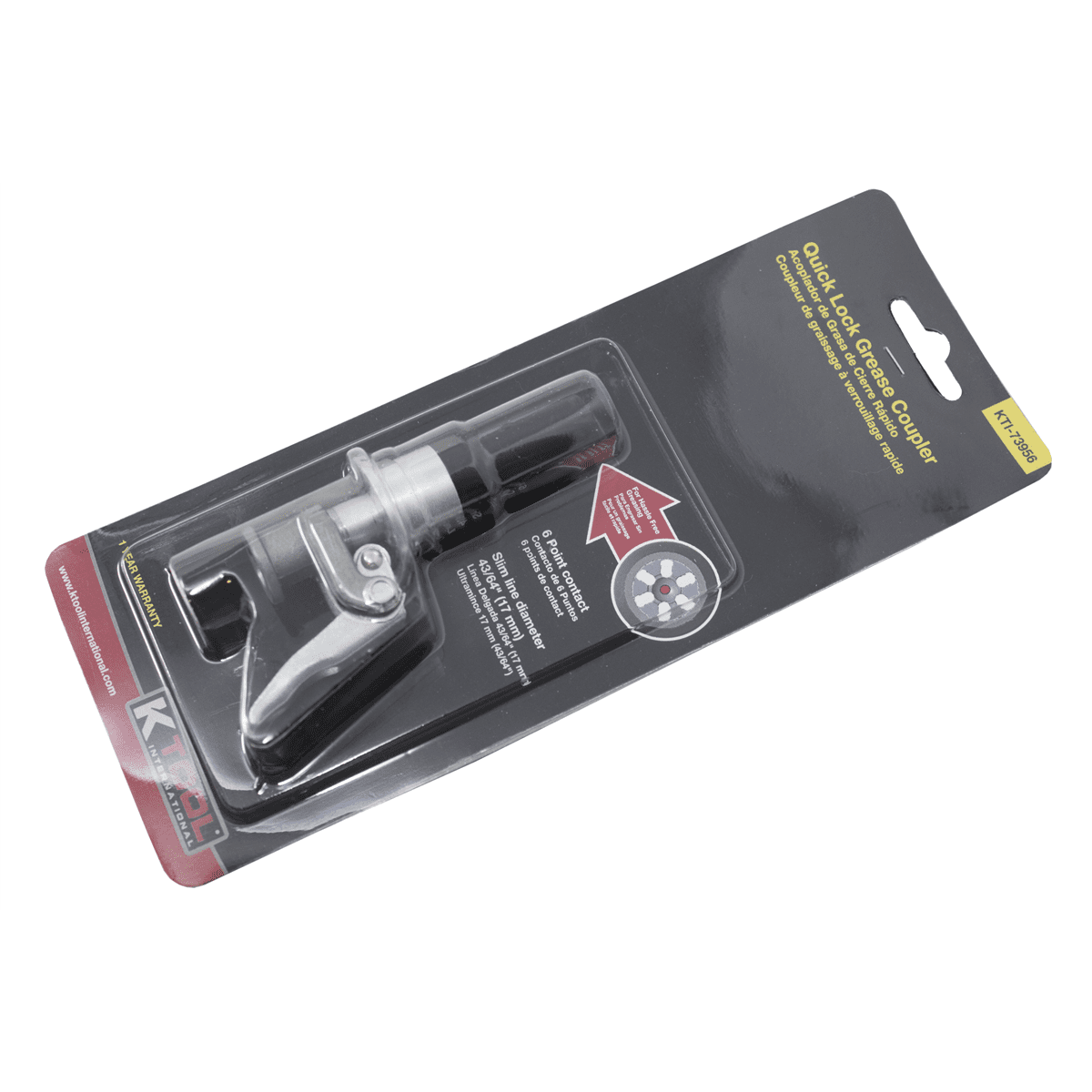 K Tool International Grease Coupler Quick Locking