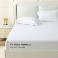 "MILDLY Queen Size 22"" Extra Deep Pocket Fitted Sheet, UltraSoft
