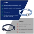 thumbnail image 2 of VNOX Multicolor Christian Cross Rope Bracelet, Adjustable Sliding Knot Jewelry for Teens and Adults, 2 of 6