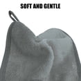 thumbnail image 5 of 4pcs Reusable Makeup Removal Cleaning Cloth Washable Makeup Remover Cleaning Towels Gray 8''x8'', 5 of 7