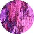 thumbnail image 1 of Ahgly Company Indoor Round Oriental Pink Industrial Area Rugs, 7' Round, 1 of 4