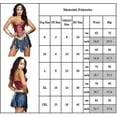 thumbnail image 4 of Disfraz de Mujer Maravilla para mujer, conjunto de disfraz de fiesta de juego de rol, 4 of 4