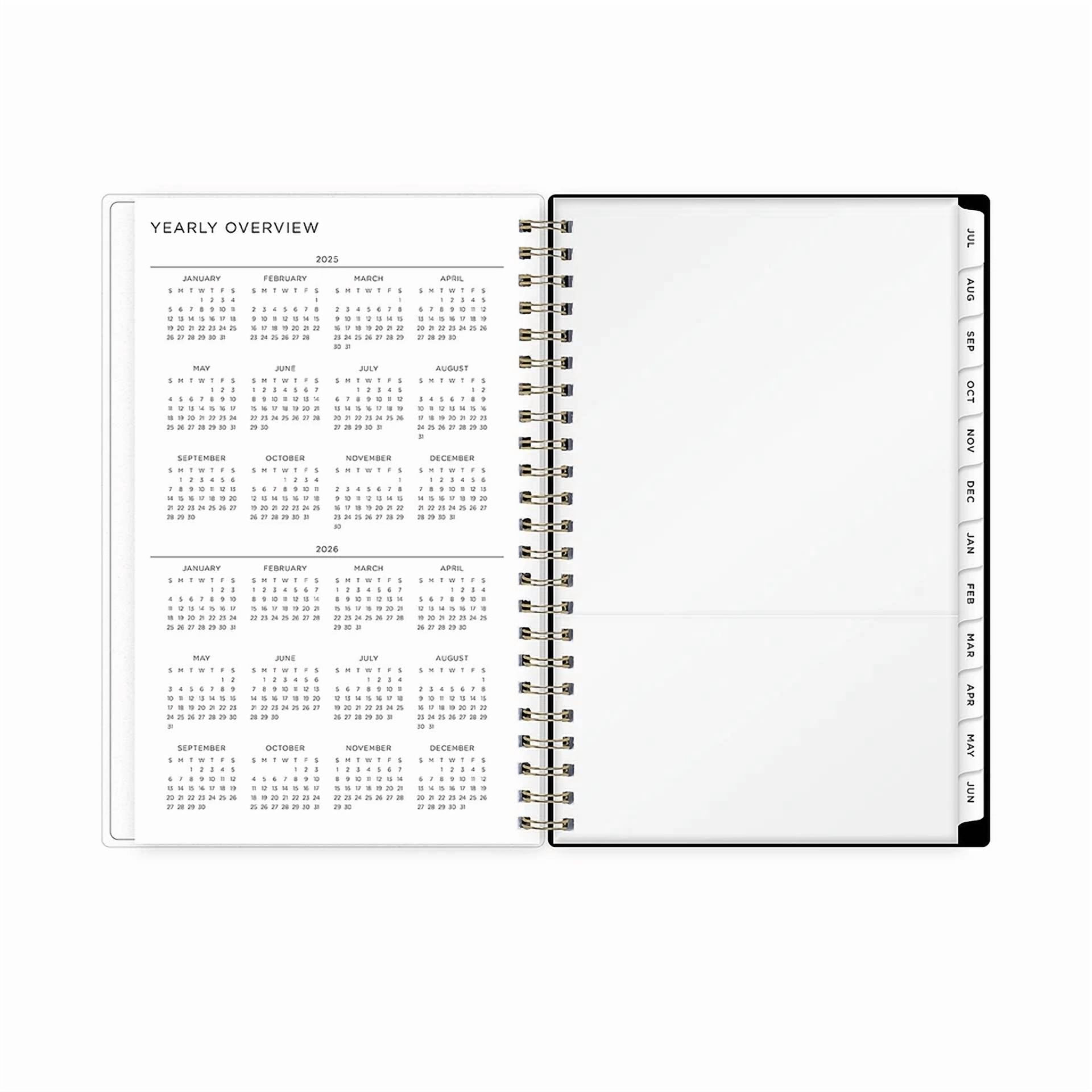 2025-2026 Blue Sky Leopard 5" X 8" Academic Year Weekly & Monthly Planner