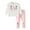 Multicolore, variante sur Tenues pour Filles Ensemble 2 Pcs Hiver Automne Haut à Manches Longues avec Pantalon Imprimé de Ballet Dessin Animé Tout-Petits Enfants Confortable Décontracté Tenue de Jeu Tissu Doux Coupe Ample Coupe-Vent Chaud
