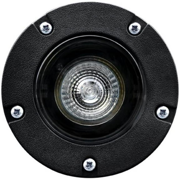 Dabmar Lighting LV342-B 35W 12V Polybutylene Terephthalate Adjustable In-Ground Well Light, Black