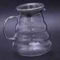 thumbnail image 5 of Cafetera de goteo V60 para verter sobre vidrio, percolador transparente, 800ml, 5 of 5