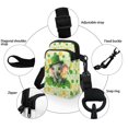 thumbnail image 5 of HELLHERO Lightweight Crossbody Bags Polyester, Vintage Adjustable Crossbody Bag, Elephant Clover Pattern, 5 of 7