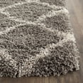 thumbnail image 2 of SAFAVIEH Belize Joisse Geometric Plush Shag Area Rug, Grey/Taupe, 3' x 5', 2 of 4