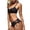 Black, variant on Sngxgn Women Ruffle Swimsuits Ruched Tummy Control Bathing Suits(Black,M)