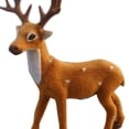 thumbnail image 2 of Injueey 15/20/25/30cm Navidad Elk felpa simulación ciervo Año Nuevo decoración hogar Navidad Año Nuevo regalo adornos Kits de decoración para fiestas Marrón 25cm Injueey JJ16210-03, 2 of 6